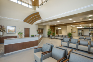 Heart and Vascular Center lobby